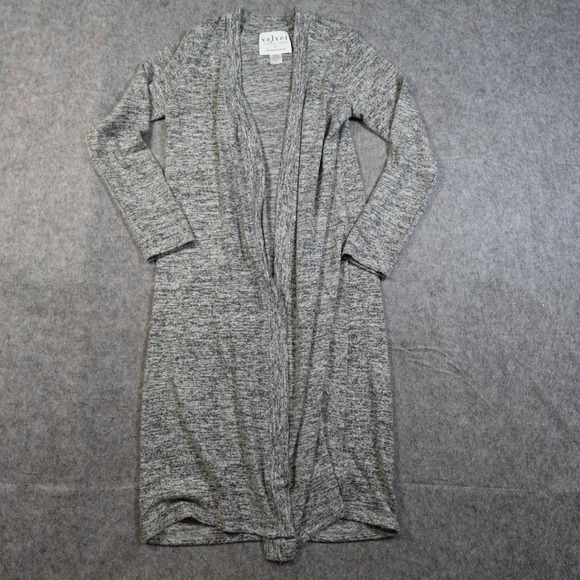 Anthropologie Sweaters - Velvet Graham Spencer Cardigan Womens Extra Small Gray Duster Shawl Open Front